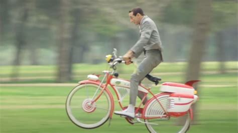 pee wee herman on bike